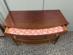 Bow Front Bachelor's Chest