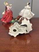 Three Porcelain Doulton Figurines