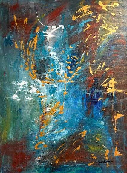 Untitled Abstract by Lynda Buffett
