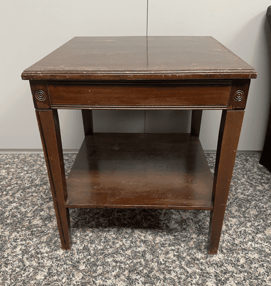 Swivel Top Side Table