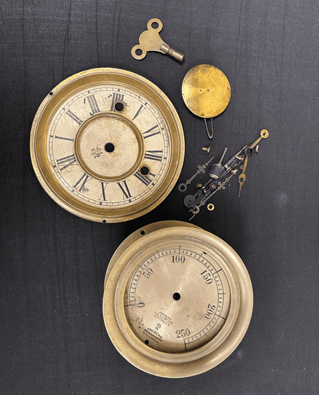 Antique Clock Components