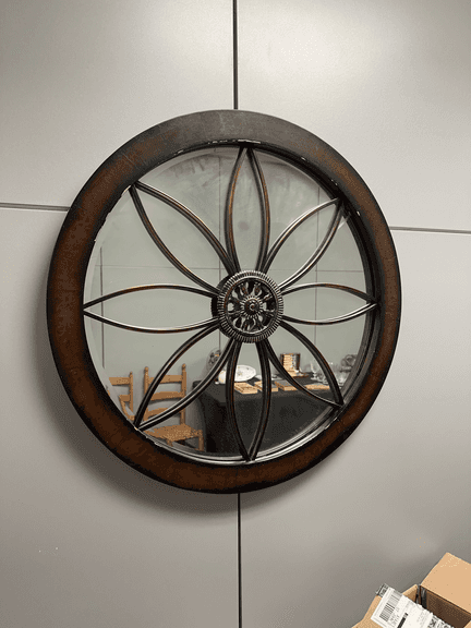 Round Hanging Mirror
