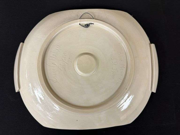 Blue Moon Pottery Plate
