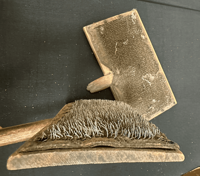 Antique Carding Combs