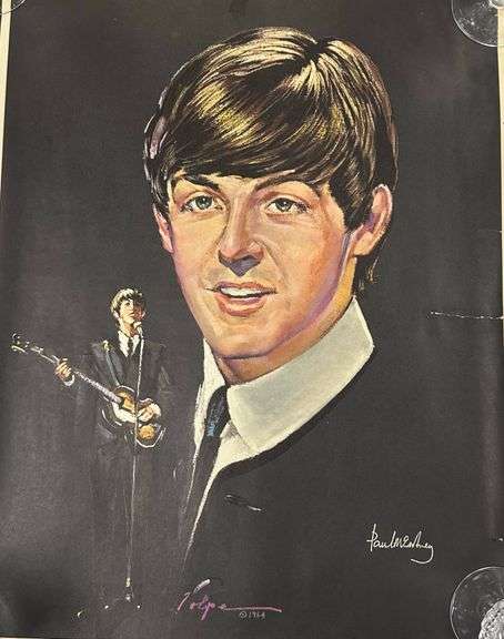 Set of 4 Vintage Beatles Posters