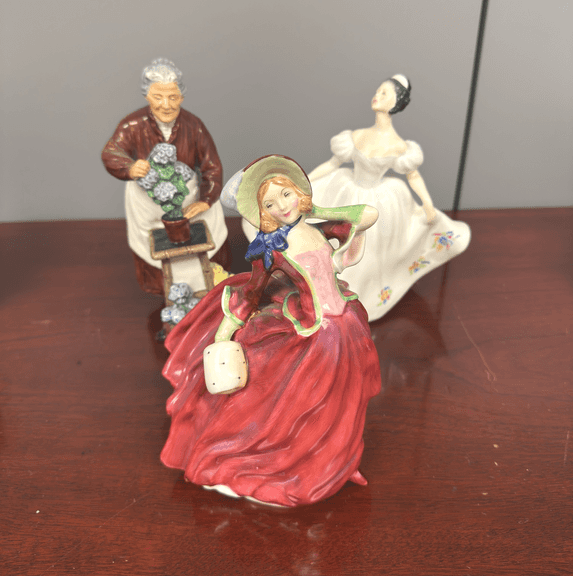 Three Porcelain Doulton Figurines