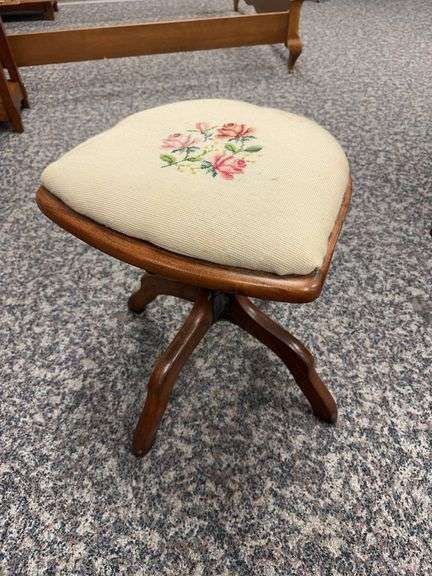 Antique Piano Stool