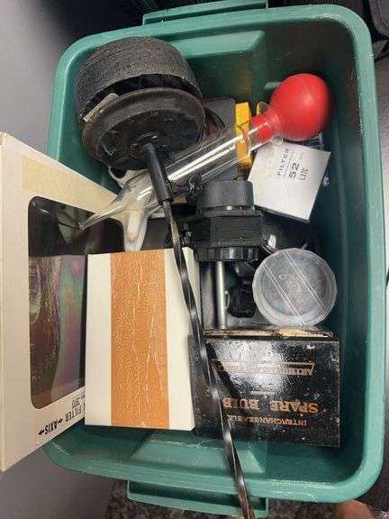 Box Lot of Camera and Lighting Equipment