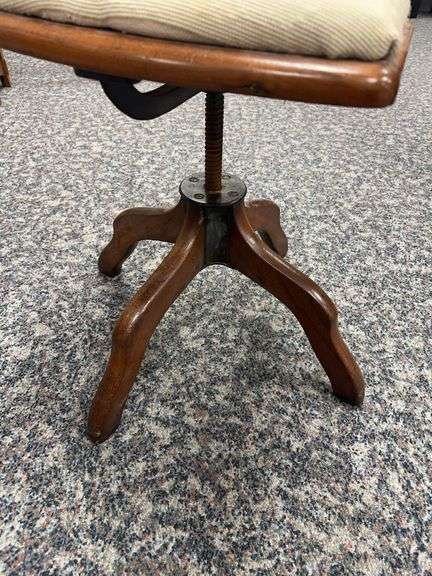Antique Piano Stool