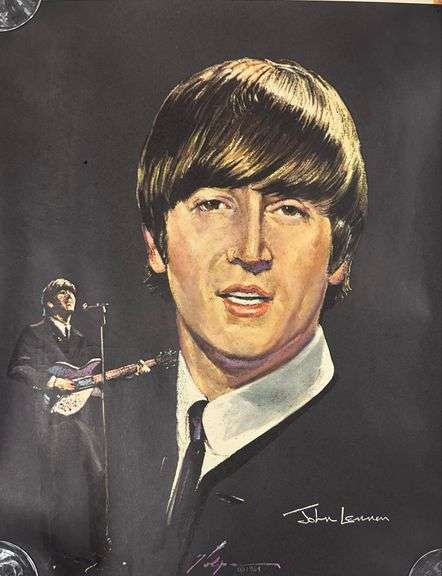 Set of 4 Vintage Beatles Posters
