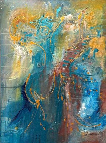 Untitled Abstract by Lynda Buffett
