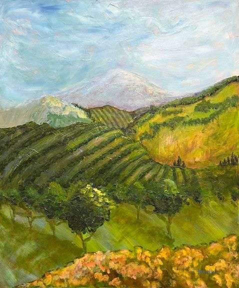 'Roadside Vineyard' by Teresa Brownell