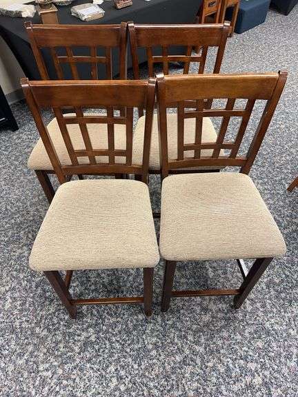 Set of 4 Upholstered Chairs