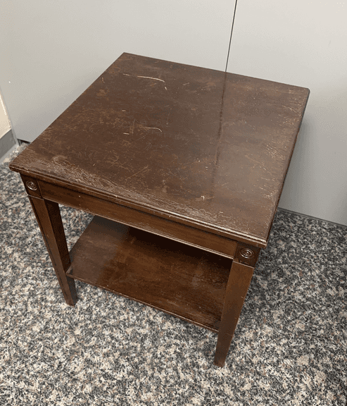 Swivel Top Side Table