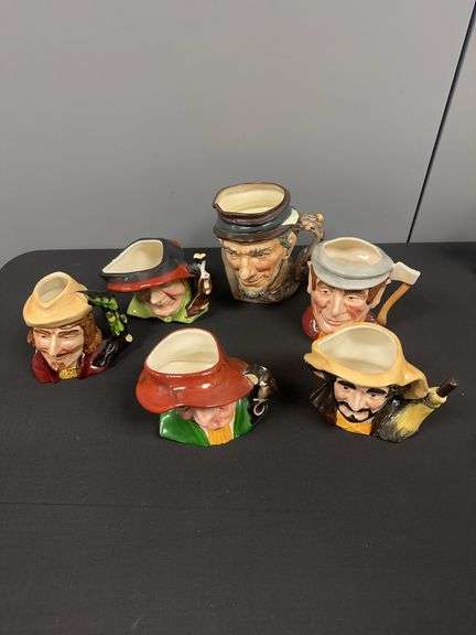 6 Toby Jugs