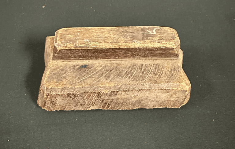 Antique Wood Block Wallpaper Stamp