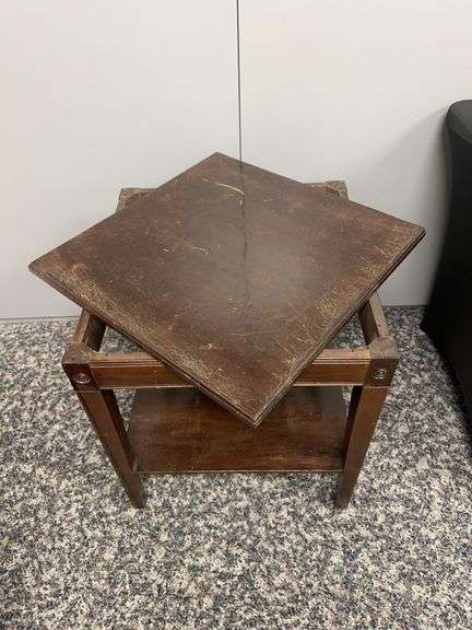 Swivel Top Side Table