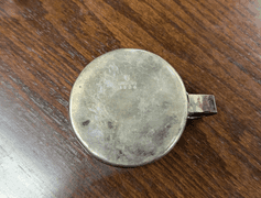 Coin Purse, Pocket Watch, and Small Silver Mug