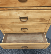 Five Drawer Hardwood Bureau
