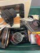 Box Lot of Camera and Lighting Equipment