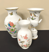 Three Painted Vases