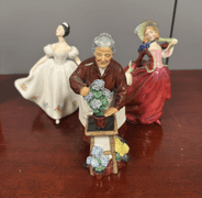 Three Porcelain Doulton Figurines