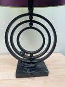 Table Lamp with Green Shade