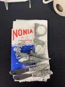 Nonia Napkins with Misc. Pewter