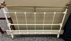 Antique Wrought Iron Headboard