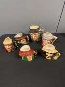 6 Toby Jugs
