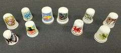 Collection of Porcelain Thimbles