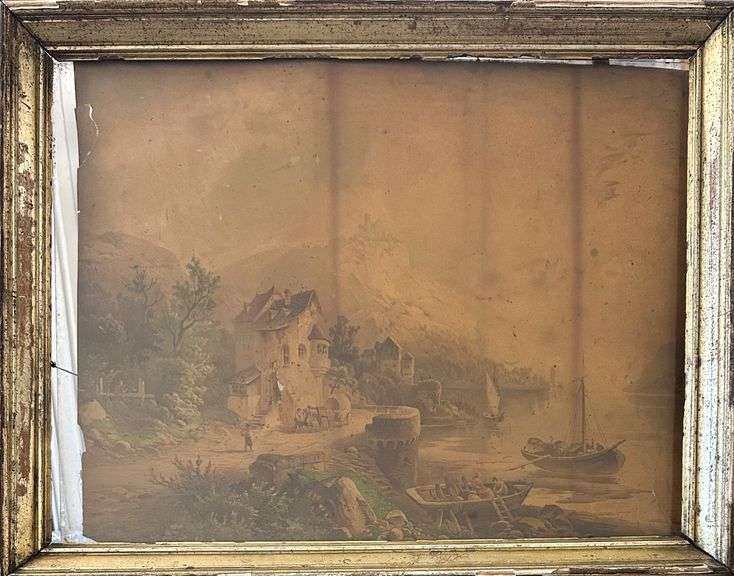 Untitled Townscape by Unknown Artist