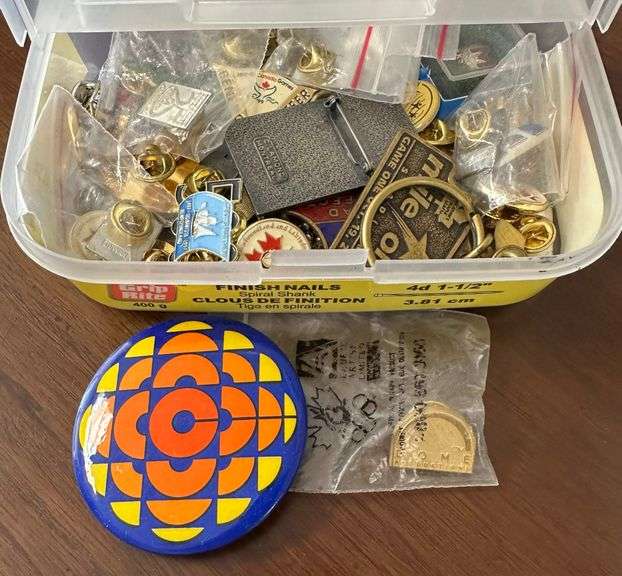 Assortment of Pins and Keychains - Bartlett Auctions Inc.