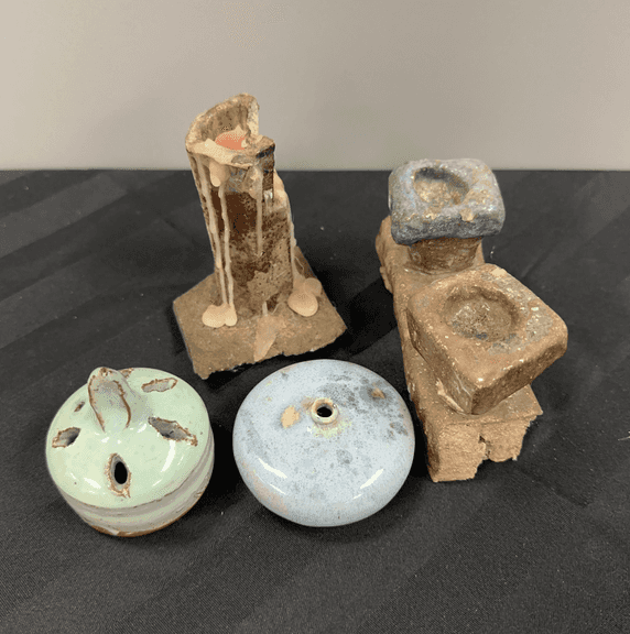 Assorted Ceramic Pieces attributed to Edward Sidney Allderdice (1957-1981)