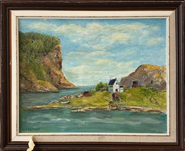 Untitled Landscape by M.E. Brown