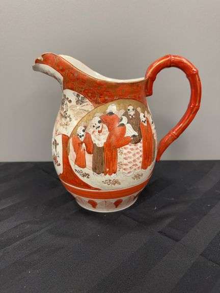 Asian Motif Water Jug