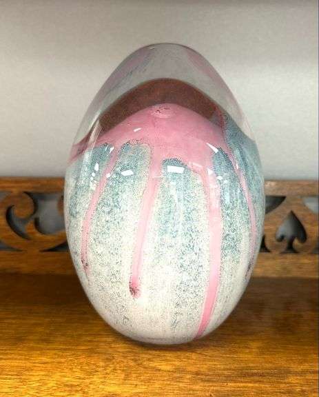 Canadian Blown Glass Paperweight