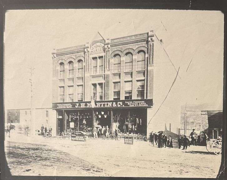 Vintage Photograph of J.H. Martin & Co. Duckworth Street c1890