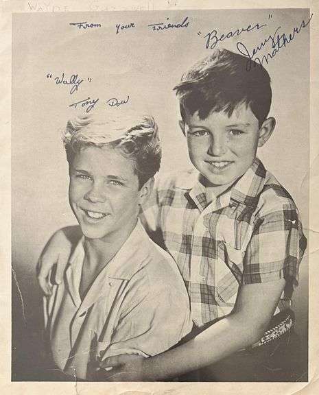 Double-Autographed 'Leave it to Beaver' Photograph