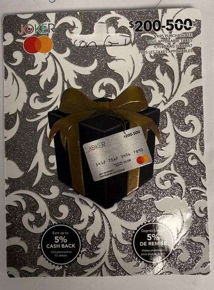 250.00 Visa Gift Card