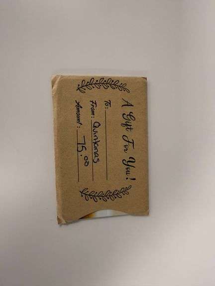 Quintanas 75.00 Gift Cards