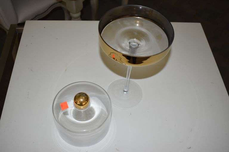 Gold Contemporary Dome Tabletop Decor