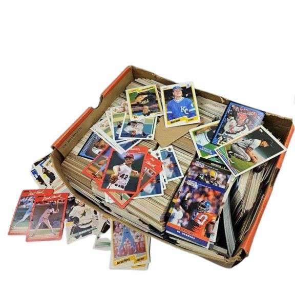 1990s Sports Trading Cards: Mixed UNsorted Baseball Basketball Football Glossy Hockey