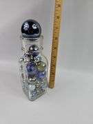 Honey Bottle Jar of Mixed Marbles Swirls Shooters Uraniums Cat Eyes