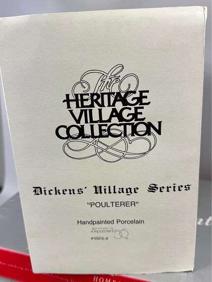 Dept 56 Dickens Village in Box: Poulter & Seton Morris Spice Merchant Gift Set