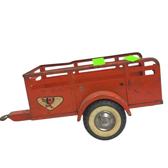 Vintage Nylint U-Haul Trailer Open Pressed Steel