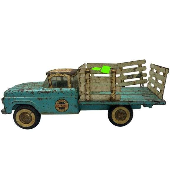 Vintage Nylint Ranch Truck No 4500 Livestock Gates Bed Fence Light Blue