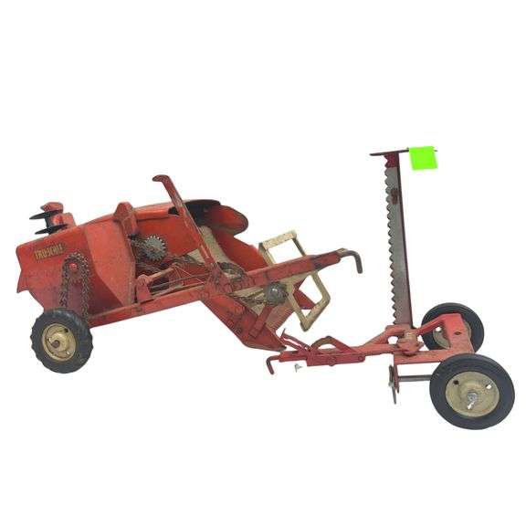 Vintage Tru-Scale Combine Fabric Belt & Brush Cutter