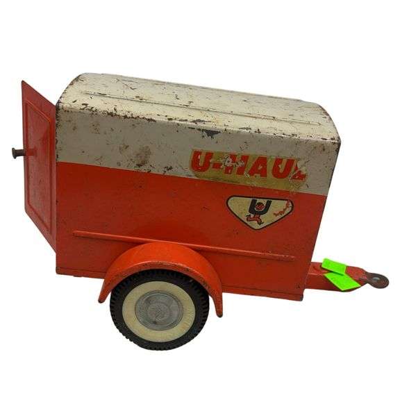 Vintage Nylint U-Haul Trailer Covered & Door Toy