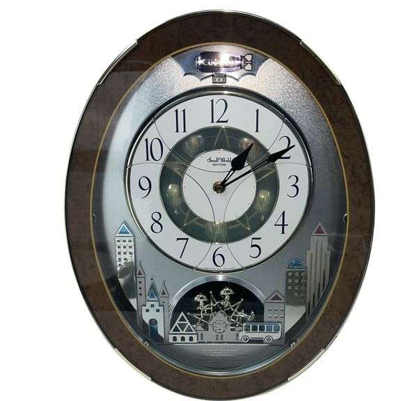 Cuorum Small World Rhythm Magic Motion Clock 4MH759 Tri-Cracker Supra